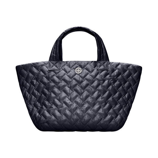 Small Quilted Tote Bag with Wallet & Crossbody Strap