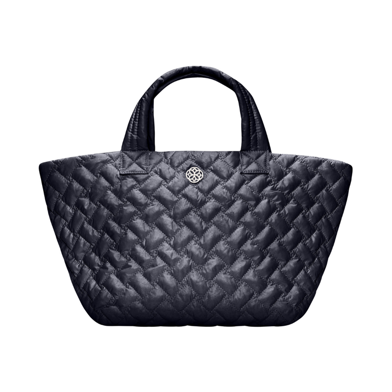 Small Quilted Tote Bag with Wallet & Crossbody Strap