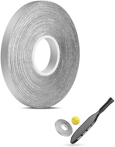Lead Tape for Pickleball Paddles, Adhesive Pickleball Paddle Weight Lead Tape, 0.5 Grams Per Inch 1/4 × 197 Inch, 5 mil