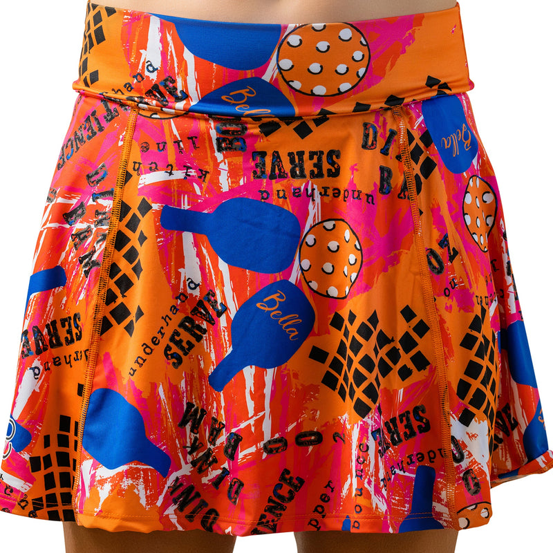 Pickleball Bella Aline Skort Graffiti 3