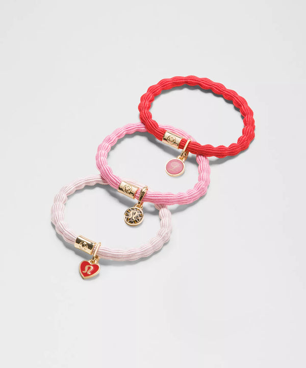 Charm Hair Ties 3-Pack