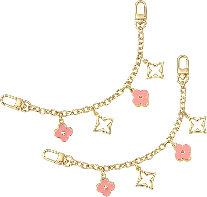 Flower Charm Keychain