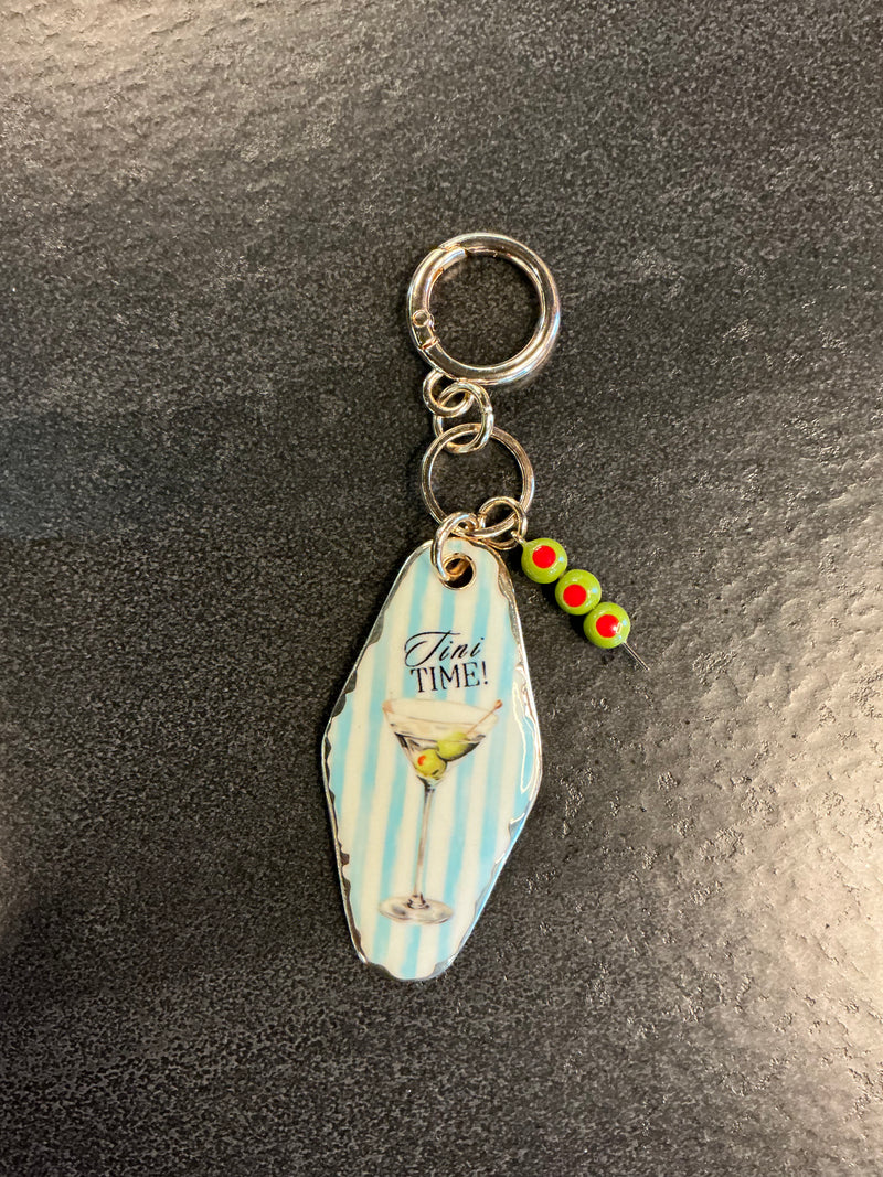 Martini Keychain