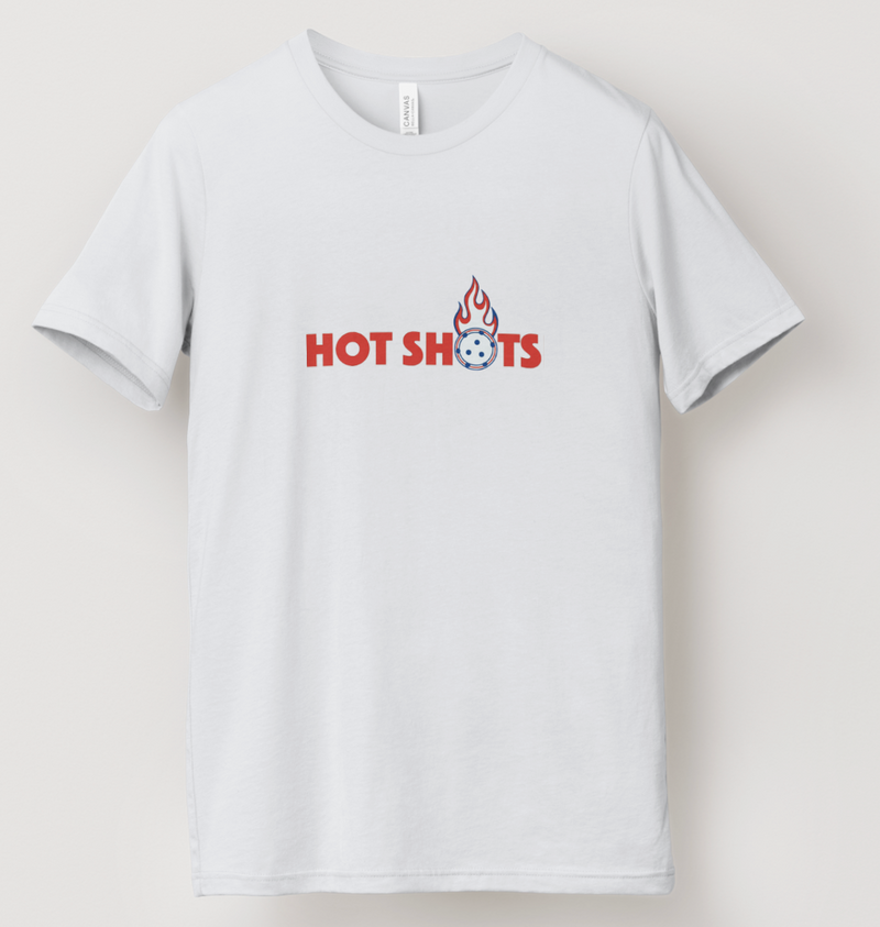 Hot Shots Patriotic Logo Tee