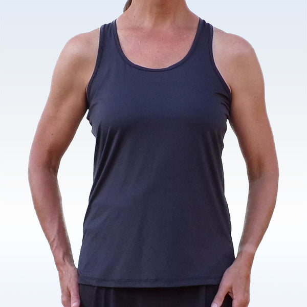 Pickleball Bella Racerback Tank Black