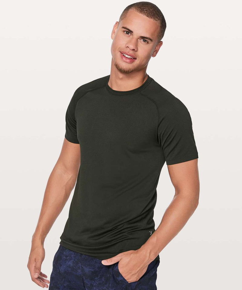 Lululemon Metal Vent Tech Short Sleeve - Black-Black